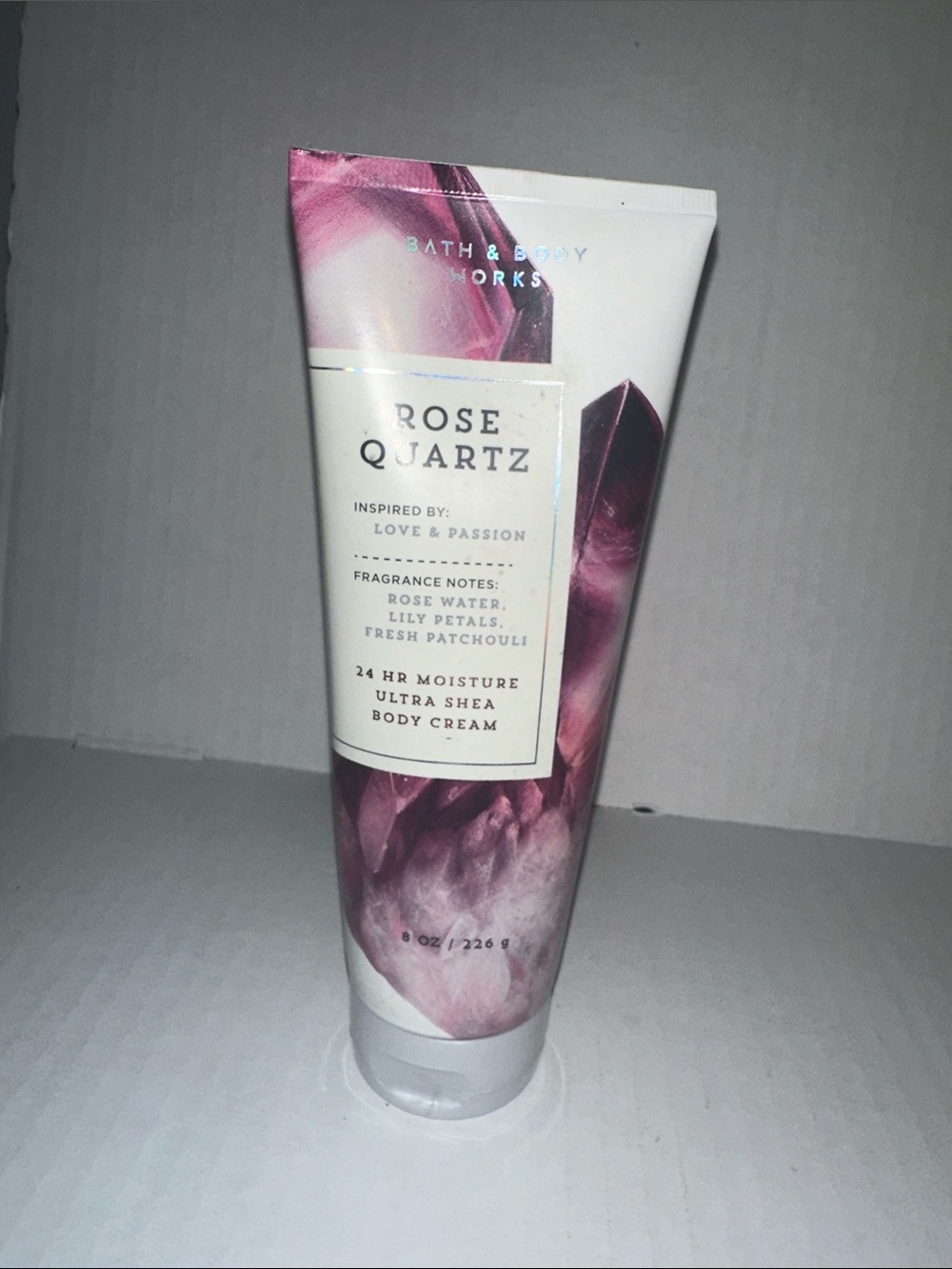 Bath & Body Works Rose Quartz Ultra Shea Body Cream - Pink & White